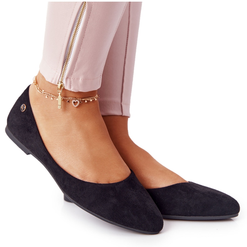 Bailarinas de camurça Sergio Leone BL622 Black preto