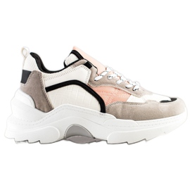 SHELOVET Tênis coloridos elegantes multicolorido