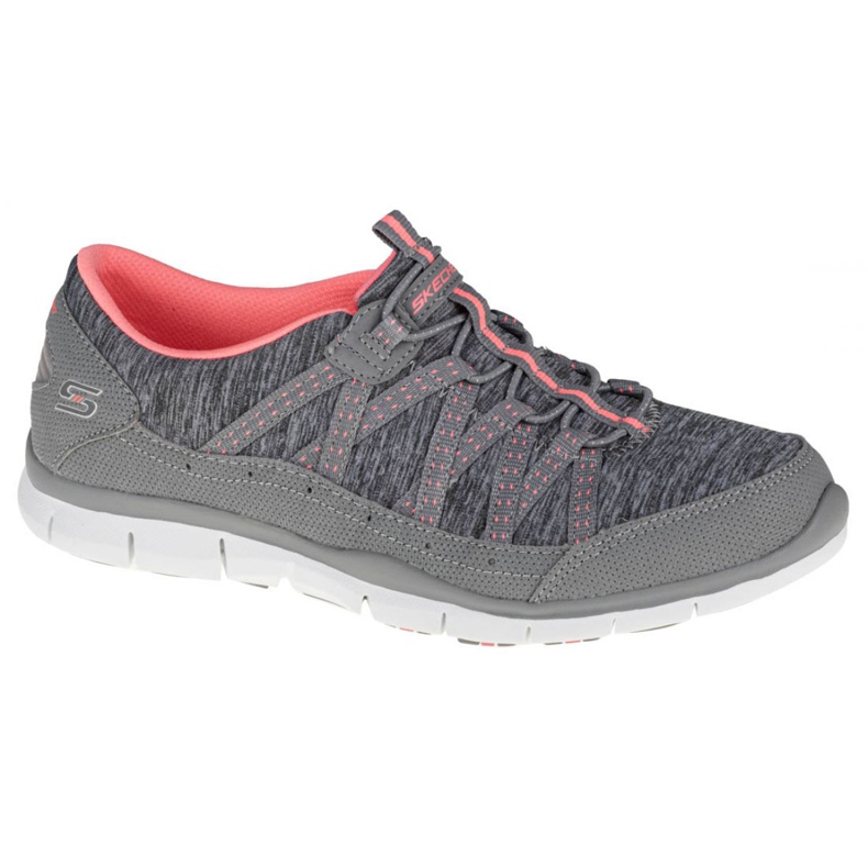 Skechers grátis Let's Cruise W 104008-GYCL Shoes cinza