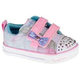 Sapato Skechers Shuffle Lite Sweet Supply Jr 20320N-LPMT preto multicolorido