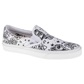 Sapatos Vans Classic Slip-On U VN0A4BV31IU branco preto