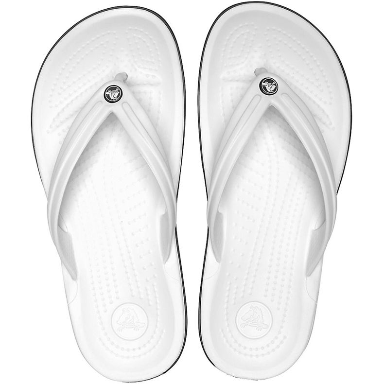 Chinelos Crocs Crocband Flip branco 11033 100