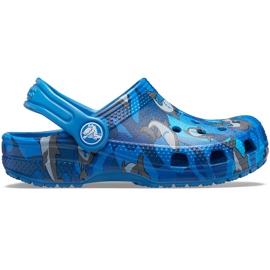 Crocs kids Classic Shark Clog azul 206147 4KI