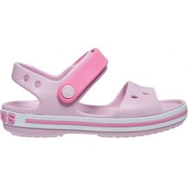 Sandálias Crocs para crianças Sandália Crocband Kids rosa 12856 6GD