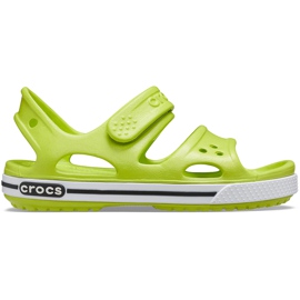 Sandálias Crocs para crianças Sandália Crocband Ii Preto-limão 14854 3T3 verde Sandálias Crocs para crianças Sandália Crocband Ii Preto-limão 14854 3T3 verde