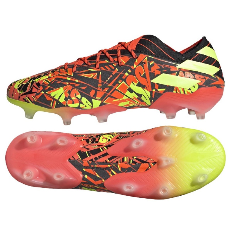 Chuteiras Adidas Nemeziz Messi.1 Fg M FW7323 azul marinho, multicolorido multicolorido