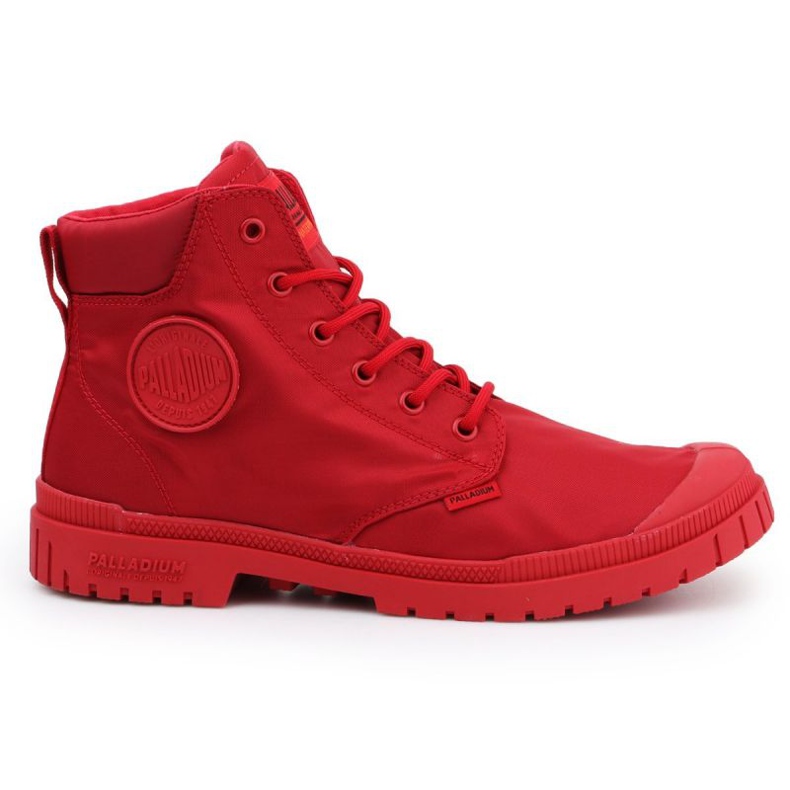 Calçados Palladium Pampa SP20 Punho à prova d'água 76835-614-M vermelho