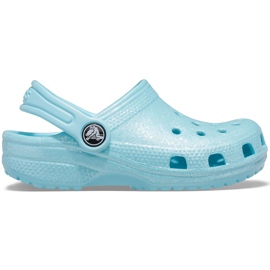 Crocs infantil Classic Glitter Clog azul 205441 4O9