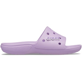 Chinelos femininos Crocs Classic Slide roxo 206121 5PR