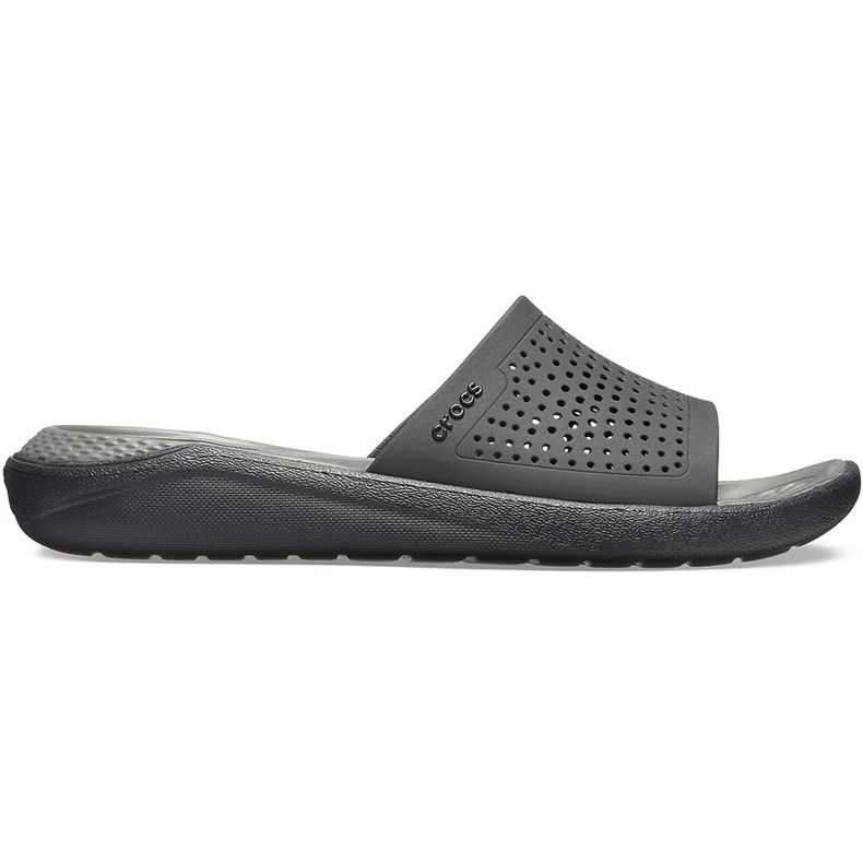 Crocs Literide Slide preto-cinza 205 183 0DD
