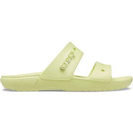 Chinelos Crocs Classic Amarelo 206761 3U4 verde