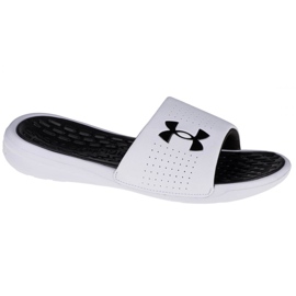 Under Armour Playmaker Fixed Slides M 3000061-102 branco Under Armour Playmaker Fixed Slides M 3000061-102 branco