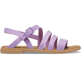 Sandálias femininas Crocs Sandália Tulum Violeta 206 107 5PR roxo