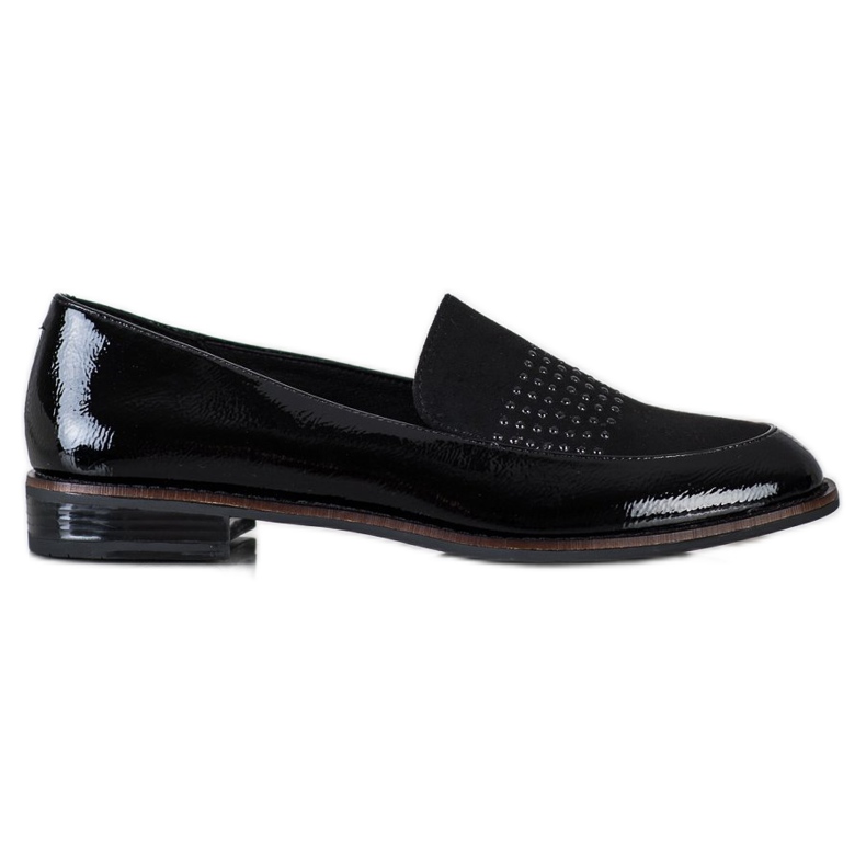 Sapatos pretos elegantes de Sergio Leone