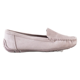 SHELOVET Mocassins cinza com camurça SHELOVET Mocassins cinza com camurça
