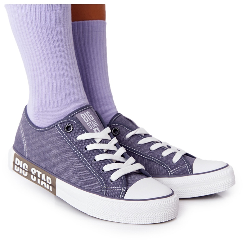 Tênis feminino Big Star HH274114 azul marinho