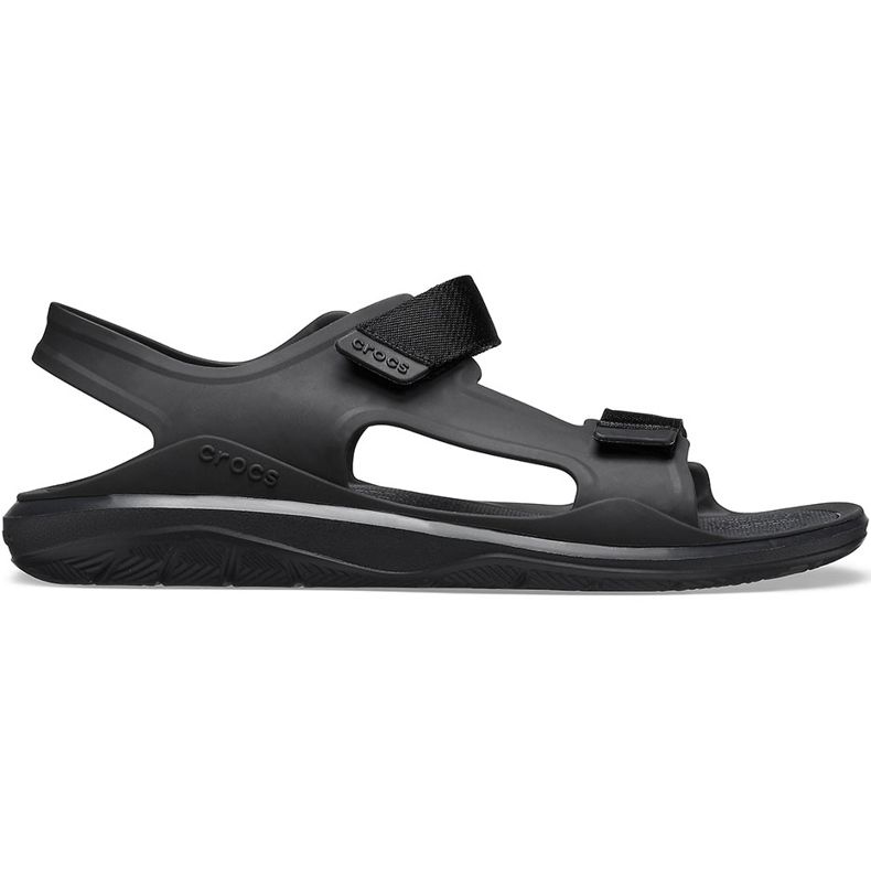 Sandálias masculinas Crocs Swiftwater Molded Expedition pretas 206526 060 preto