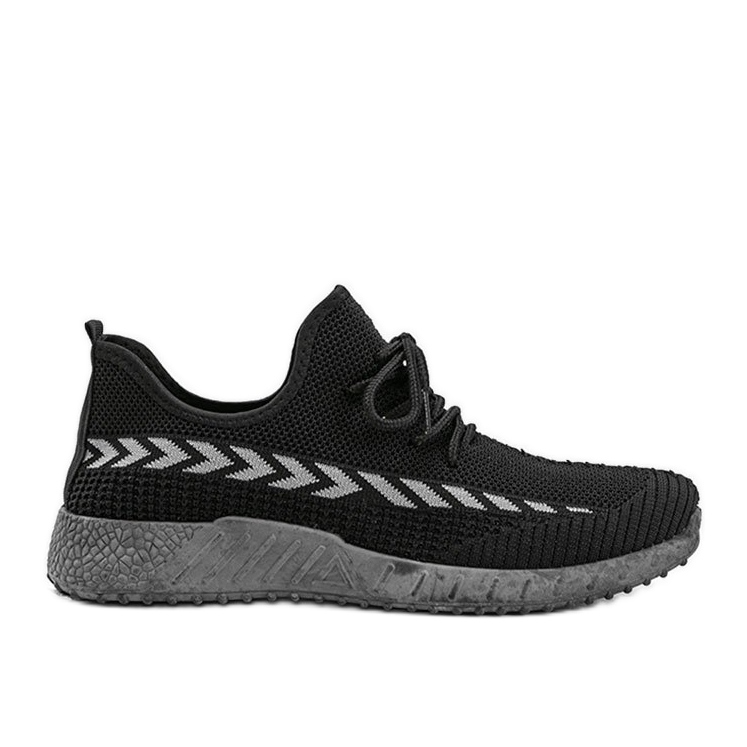 Sapatos esportivos casuais masculinos cristãos preto cinza