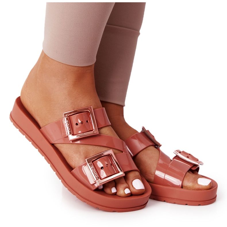 Chinelos perfumados de borracha ecológica ZAXY HH285106 Ceglaste castanho