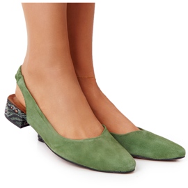 Maciejka Green Ballerinas 04482-09 verde Maciejka Green Ballerinas 04482-09 verde