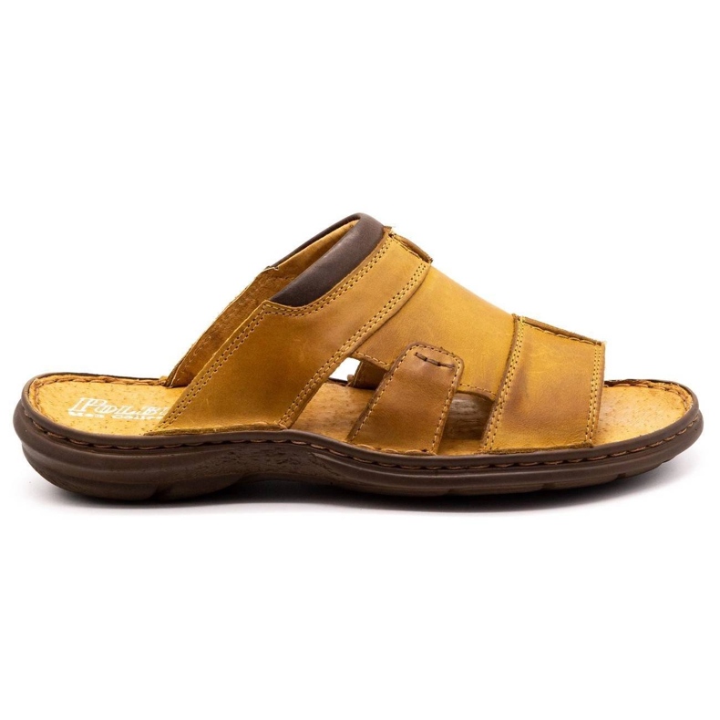 Polbut Chinelos masculinos 358 vermelhos laranja