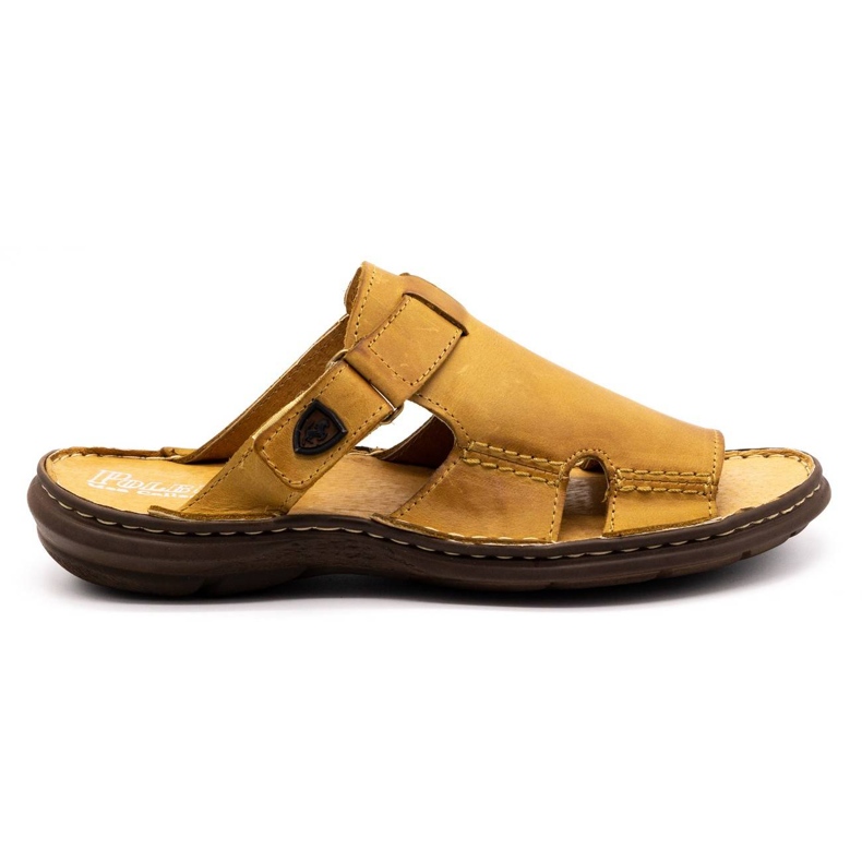 Polbut Chinelos masculinos 356 vermelhos laranja