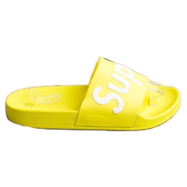 Seastar Chinelos super borracha verde amarelo