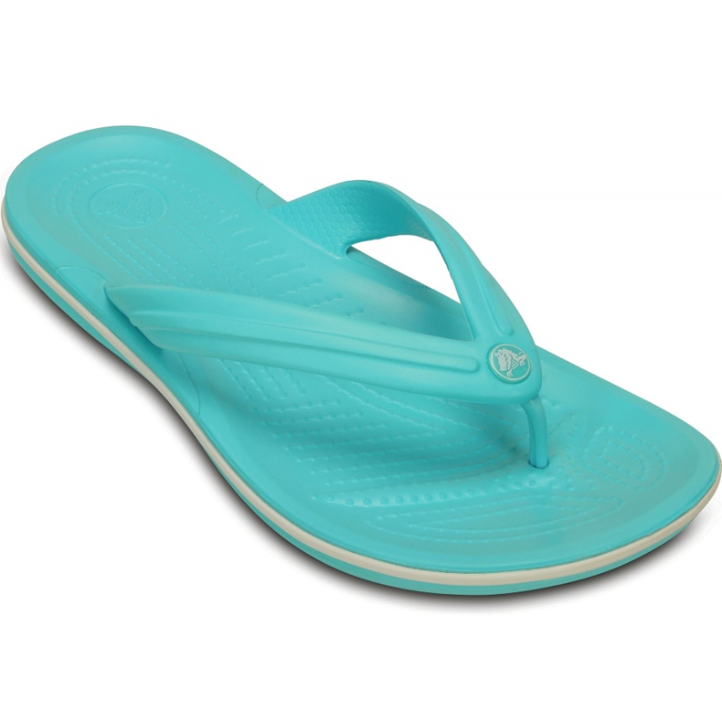 Chinelos femininos Crocs Crocband Flip Blue 11033 4DY azul