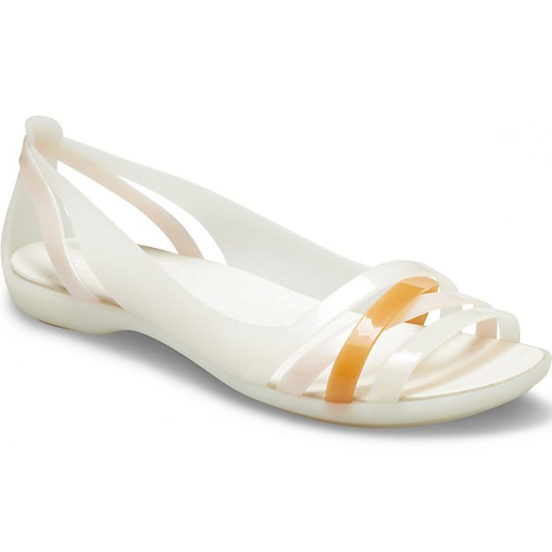 Sandálias Crocs Isabella Huarche 2 Flat W branco 204912 12U