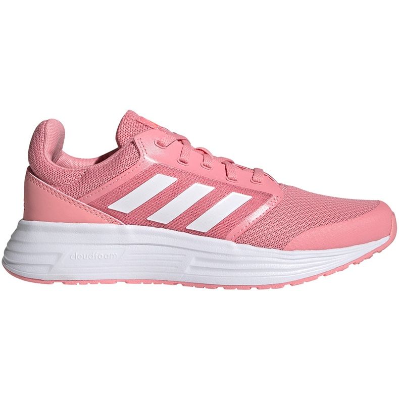 Tênis de corrida feminino adidas Galaxy 5 rosa FY6746