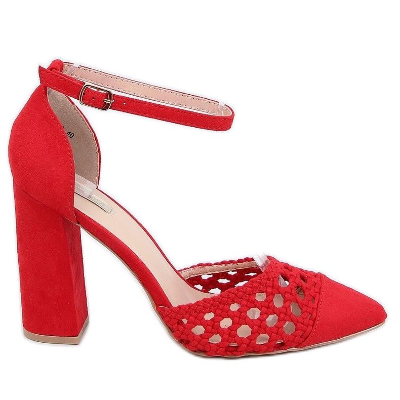 Bombas de salto alto exposto vermelho 1JB-19228 Vermelho Bombas de salto alto exposto vermelho 1JB-19228 Vermelho