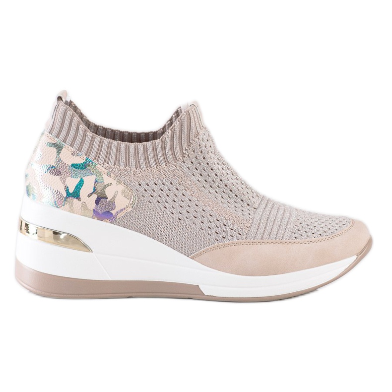 ARTIKER Tênis Moro Print Slip-On rosa multicolorido