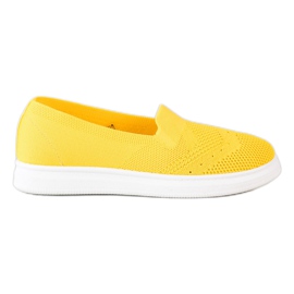 Via Giulia  Slipons na plataforma amarelo