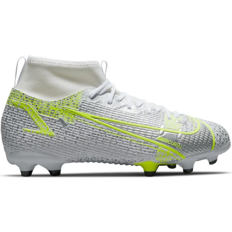 Nike Mercurial Superfly 8 Academy FG / MG Junior CV1127 107 chuteiras prata
