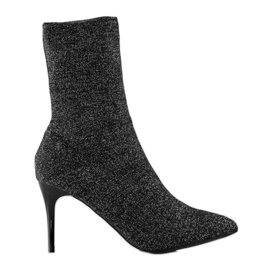 Sabatina Botas de salto alto preto Sabatina Botas de salto alto preto