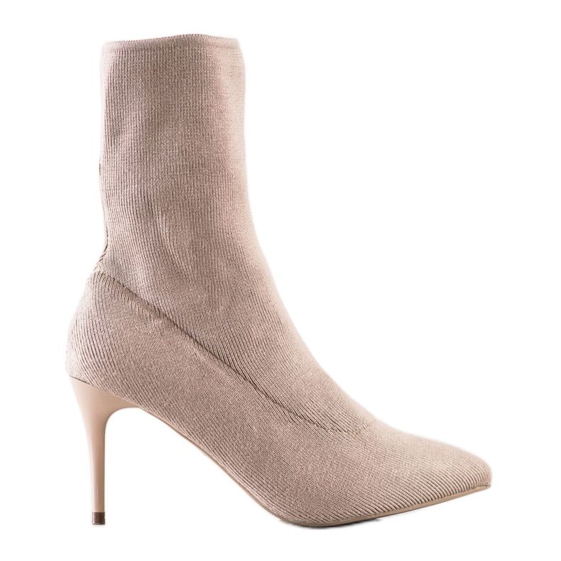 Sabatina Botas de salto alto bege