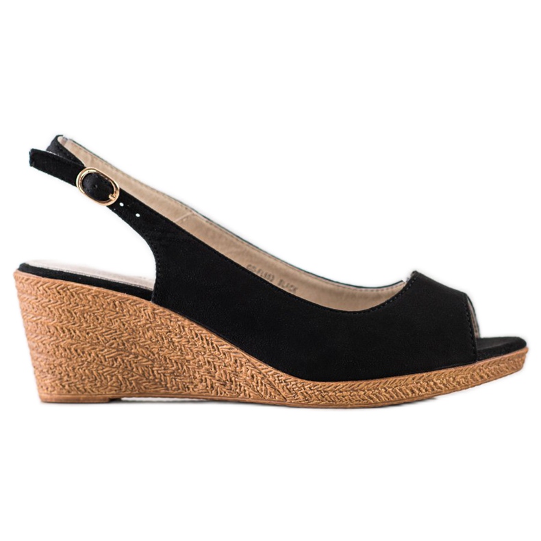 Goodin Sandálias casuais de cunha preto