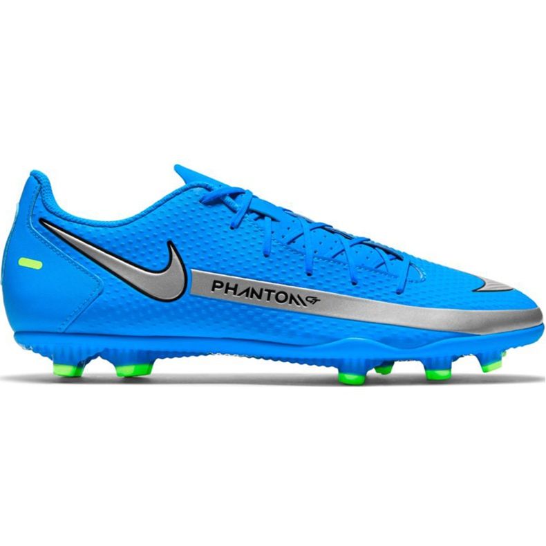 Chuteiras Nike Phantom Gt Club FG / MG CK8459 400 azul azul