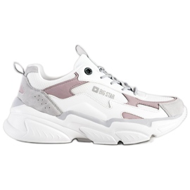 Tênis feminino Big Star HH274255 branco