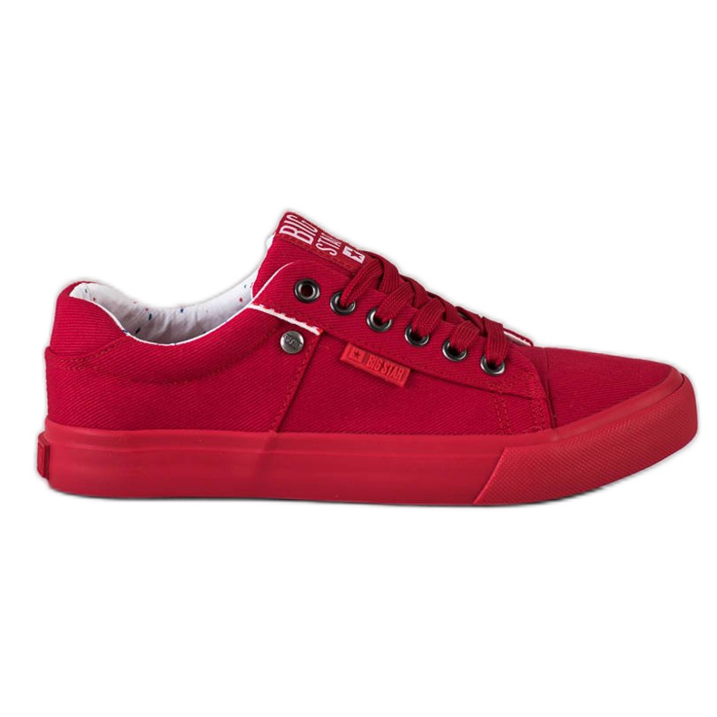 Tênis feminino Big Star AA274514 vermelho