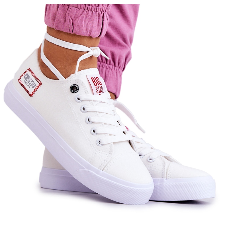 Tênis feminino Big Star HH274131 branco