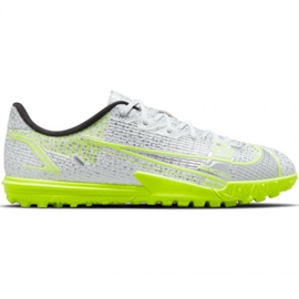 Chuteiras Nike Mercurial Vapor 14 Academy Tf Jr CV0822-107 multicolorido branco Chuteiras Nike Mercurial Vapor 14 Academy Tf Jr CV0822-107 multicolorido branco