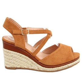 Camelo aberto FG19 alpargatas camelo marrom