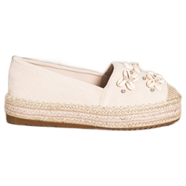 Seastar Alpercatas com conchas bege