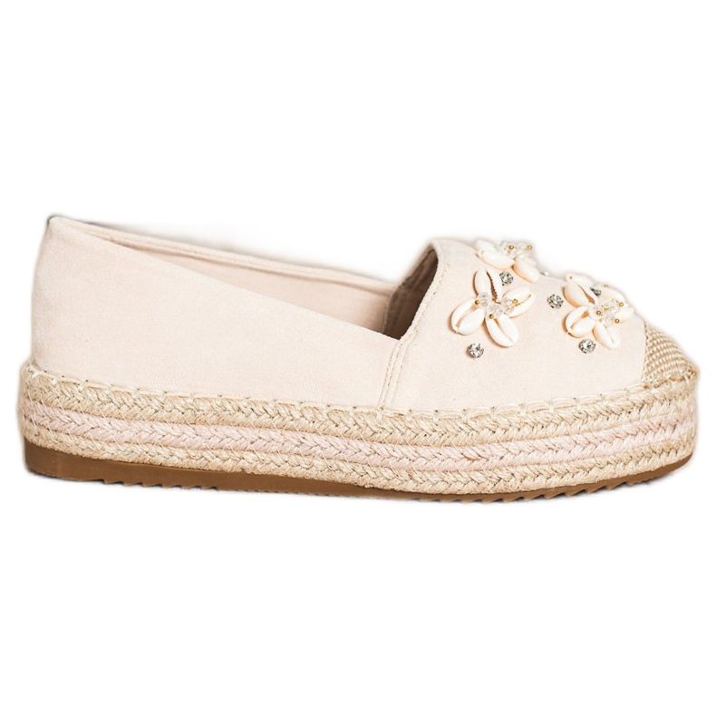 Seastar Alpercatas com conchas bege
