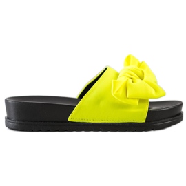 Seastar Chinelos com laço amarelo