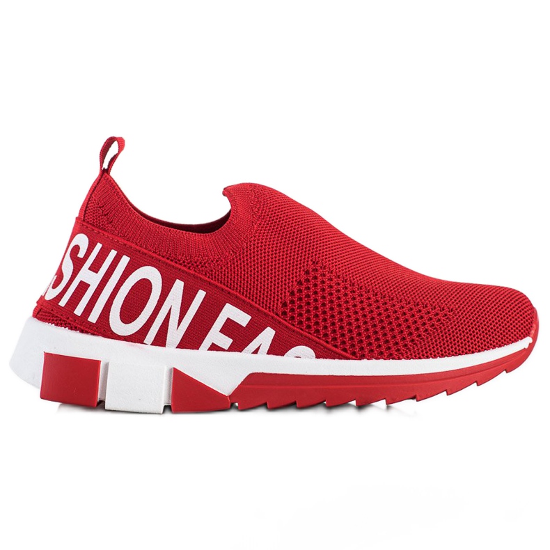 Filippo Tênis Moda Slip-On vermelho