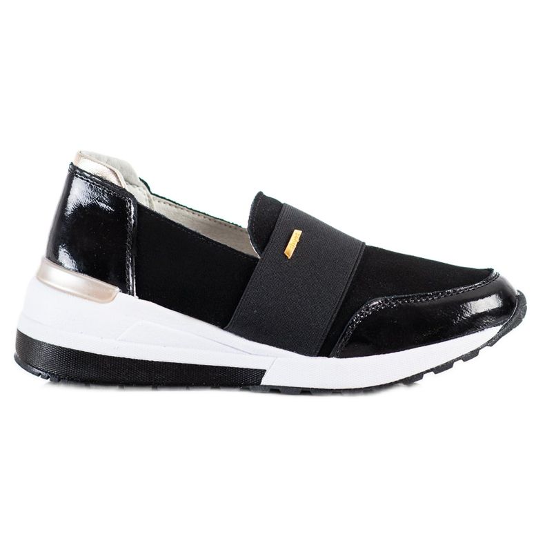 Goodin Tênis de couro preto