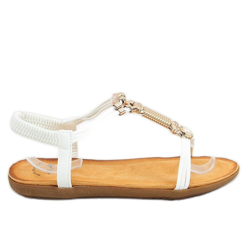Sandálias femininas brancas H075 Blanco branco
