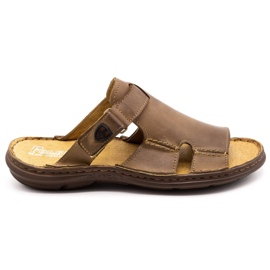 Polbut Chinelos masculinos 356 marrons marrom